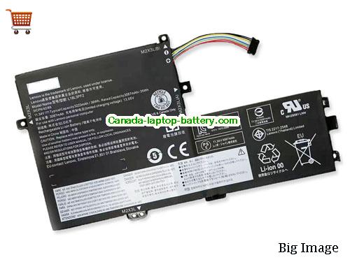 Genuine LENOVO Ideapad S340-15IWL Battery 4630mAh, 52.5Wh , 11.34V, Black , Li-Polymer