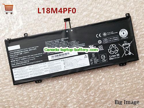 Canada Lenovo L18M4PF0 Battery Li-ion 4ICP4/41/110 15.36V 45Wh 2965mah