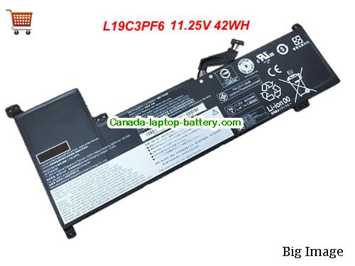 Canada Genuine L19C3PF6 Battery 3ICP5/54/90 for Lenovo IdeaPad 3  V17 IIL 82GX Series 42Wh