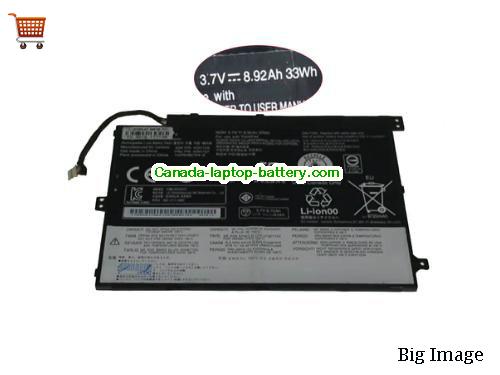 LENOVO SB10W86020 Replacement Laptop Battery 8286mAh, 31.5Wh  3.84V Black Li-Polymer
