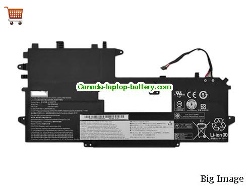Genuine LENOVO SB10T83200 Battery 5475mAh, 42Wh , 7.72V, Black , Li-Polymer
