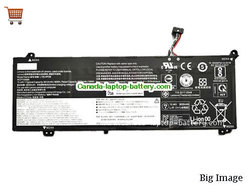 Genuine LENOVO ThinkBook 14s Yoga ITL 20WE001XKR Battery 3912mAh, 60Wh , 15.44V, Black , Li-Polymer