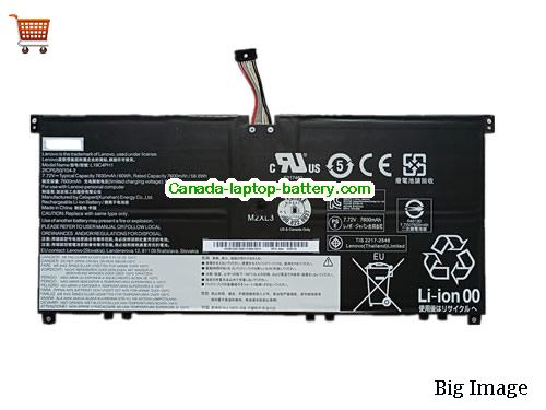 Genuine LENOVO L19C4PH1 Battery 7830mAh, 60Wh , 7.72V, Black , Li-Polymer