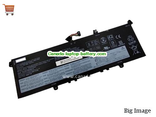 Genuine LENOVO ThinkBook 13s G2 ITL 20V90004IU Battery 3627mAh, 56Wh , 15.44V, Black , Li-Polymer