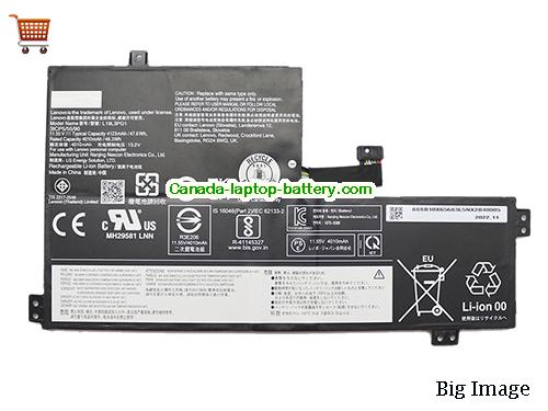 Genuine LENOVO L19L3PG1 Battery 4123mAh, 47.6Wh , 11.55V, Black , Li-Polymer