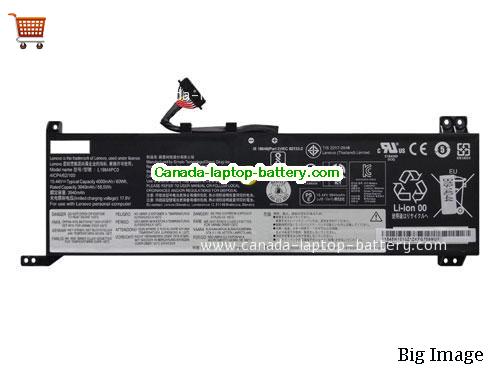 Genuine LENOVO L19C4PC0 Battery 4000mAh, 60Wh , 15.44V, Black , Li-ion