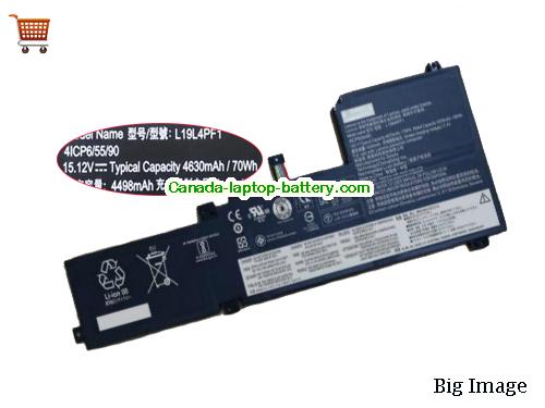 LENOVO L19C4PF1 Replacement Laptop Battery 4670mAh, 70Wh  15V  Li-Polymer