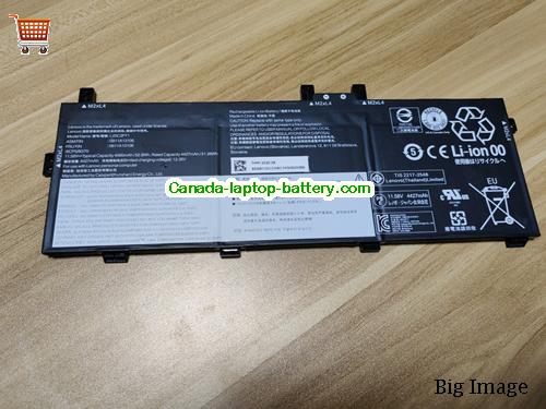 Genuine LENOVO ThinkPad X13 Yoga G2 20W80033US Battery 4560mAh, 52.8Wh , 11.58V, Black , Li-Polymer
