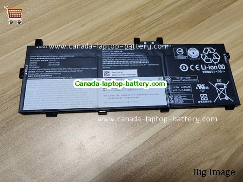 Genuine LENOVO L20C3P71 Battery 4560mAh, 52.8Wh , 11.58V, Black , Li-Polymer