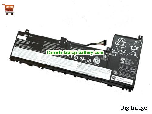Genuine LENOVO IdeaPad 5 Pro 14ITL6-82L30023MJ Battery 4905mAh, 56.5Wh , 11.52V, Black , Li-Polymer
