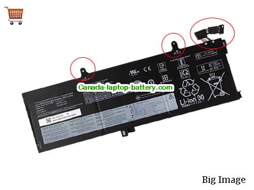 Genuine LENOVO ThinkPad X13 Yoga Gen 2 20W8007LEQ Battery 4950mAh, 57Wh , 11.52V, Black , Li-Polymer