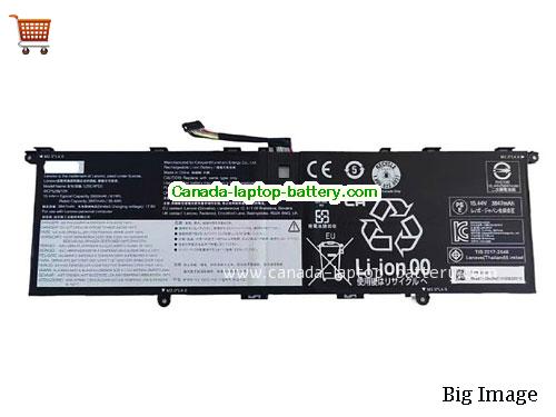 Genuine LENOVO SB11C04258 Battery 3950mAh, 61Wh , 15.44V, Black , Li-ion