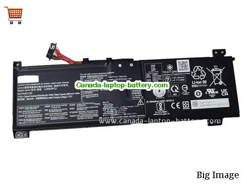 Genuine LENOVO IdeaPad Gaming 3 15IHU6-82K1013PAD Battery 3910mAh, 45Wh , 11.52V, Black , Li-ion