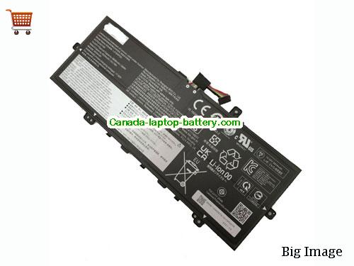 Genuine LENOVO ThinkBook 13s G4 IAP-21AS Battery 3608mAh, 56Wh , 15.52V, Black , Li-ion