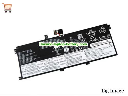 Genuine LENOVO ThinkPad L13 Yoga Gen 3(Intel)21B5001LRT Battery 2995mAh, 46Wh , 15.36V, Black , Li-Polymer