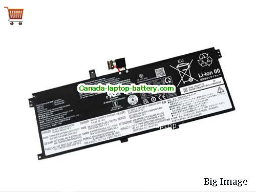 Genuine LENOVO ThinkPad L13 Gen 4(Intel)21FG0028AD Battery 2995mAh, 46Wh , 15.36V, Black , Li-Polymer