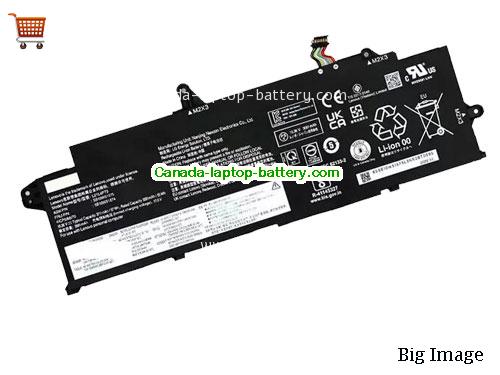 Genuine LENOVO ThinkPad T14s Gen 3(Intel)21BR00CHIU Battery 3711mAh, 57Wh , 15.36V, Black , Li-Polymer