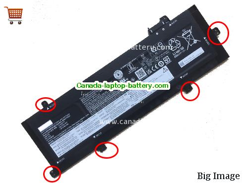 Genuine LENOVO L21M4P73 Battery 3392mAh, 52.5Wh , 15.48V, Black , Li-ion