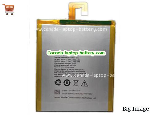 LENOVO TAB 3 7 Essential Replacement Laptop Battery 3550mAh, 13.5Wh  3.8V Silver Li-ion