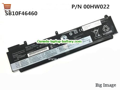 Genuine LENOVO ThinkPad T460s (20F9A02RCD) Battery 24Wh, 11.25V, Black , Li-ion