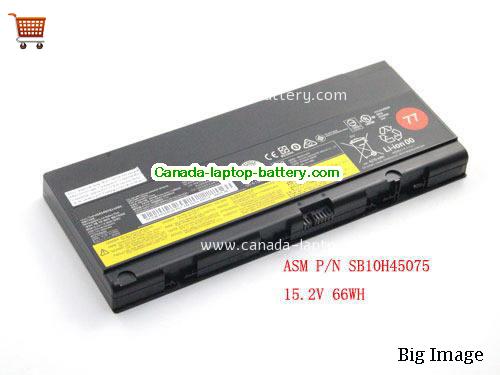 Genuine LENOVO ThinkPad P50 Series Battery 4360mAh, 66Wh , 15.2V, Black , Li-lion