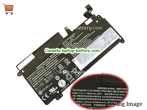 Canada Lenovo  01AV400 SB10J78997 Laptop Battery 42Wh 11.4V