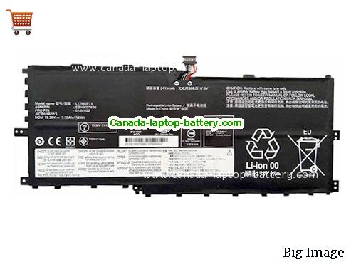 Genuine LENOVO SB10K97638 Battery 3520mAh, 54Wh , 15.36V, Black , Li-Polymer