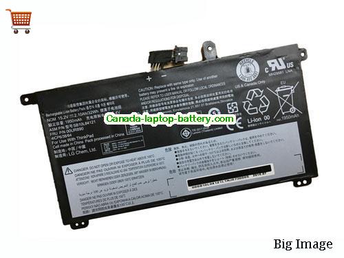 Genuine LENOVO ThinkPad P52s20LBS01800 Battery 2100mAh, 32Wh , 15.2V, Black , Li-Polymer