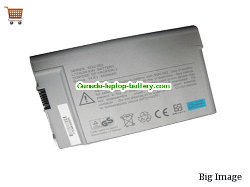 LENOVO SQU-202 Replacement Laptop Battery 4400mAh 14.8V Grey Li-ion