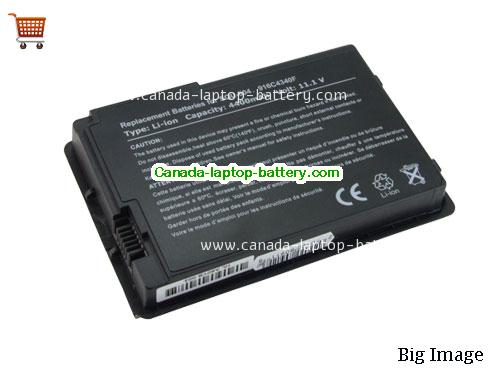 Canada Replacement Laptop Battery for   Black, 4400mAh 11.1V