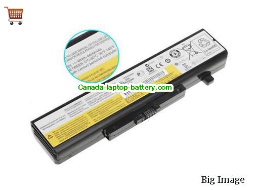 Genuine LENOVO IdeaPad Y480 Series Battery 4400mAh, 10.8V, Black , Li-ion