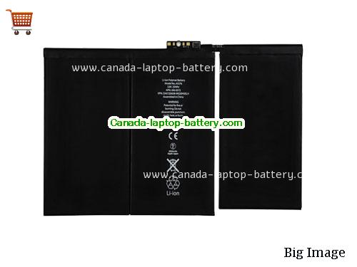 APPLE iPad 2 3G Replacement Laptop Battery 25Wh 3.8V Black Li-Polymer