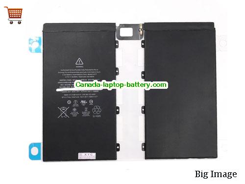 APPLE IPad Pro 128GBWiFi Replacement Laptop Battery 10307mAh, 38.8Wh  3.77V Black Li-Polymer