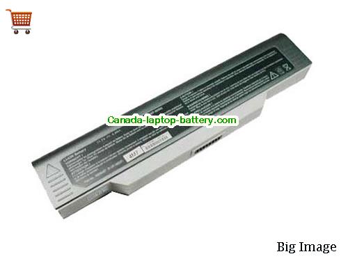 MITAC 441681740003 Replacement Laptop Battery 4400mAh 11.1V Grey Li-ion