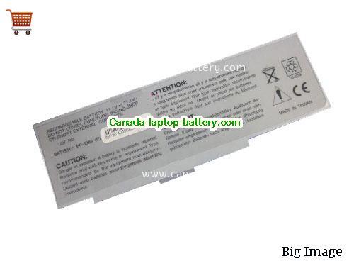 MITAC Easy Note E3242 Replacement Laptop Battery 5200mAh 11.1V White Li-ion