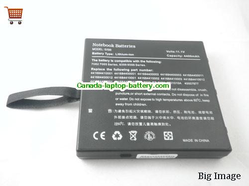 MITAC 441684400002 Replacement Laptop Battery 4400mAh 11.1V Black Li-ion