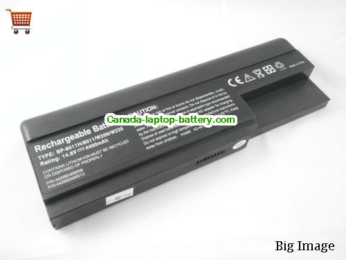 MITAC 442685400002 Replacement Laptop Battery 4400mAh 14.8V Black Li-ion