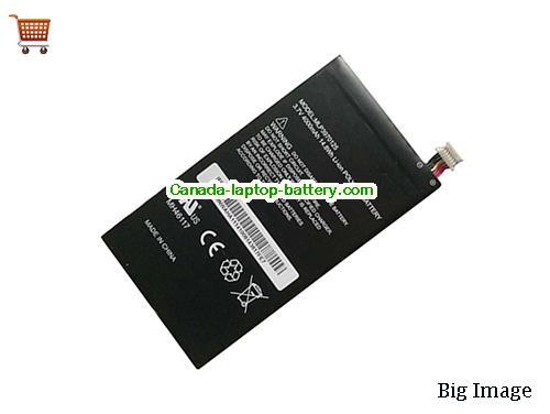 MCNAIR MLP3970125 Replacement Laptop Battery 4000mAh, 14.8Wh  3.7V Black Li-Polymer