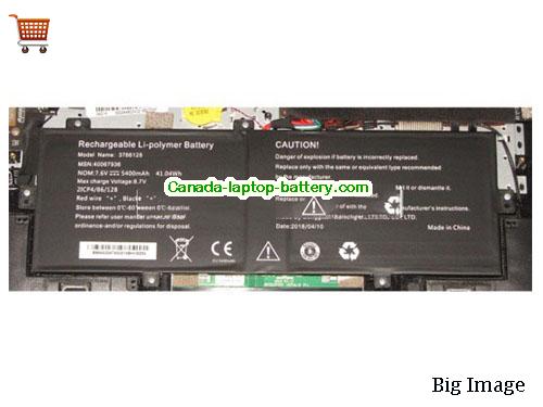 Genuine MEDION Akoya E4253-30025387 Battery 5400mAh, 41.04Wh , 7.6V, Black , Li-Polymer