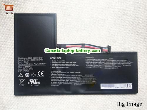 MEDION Akoya E2213 Replacement Laptop Battery 5000mAh 7.4V Black Li-Polymer