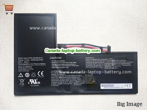 MEDION Akoya E2213 Replacement Laptop Battery 5000mAh 7.4V Black Li-Polymer