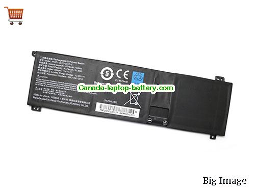 MECHREVO PHID100153S1P0 Replacement Laptop Battery 4570mAh, 53Wh  11.61V Black Li-Polymer