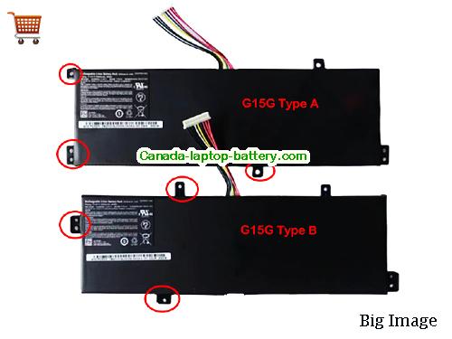 Genuine THUNDEROBOT G15G Battery 5300mAh, 60Wh , 11.4V, Black , Li-Polymer