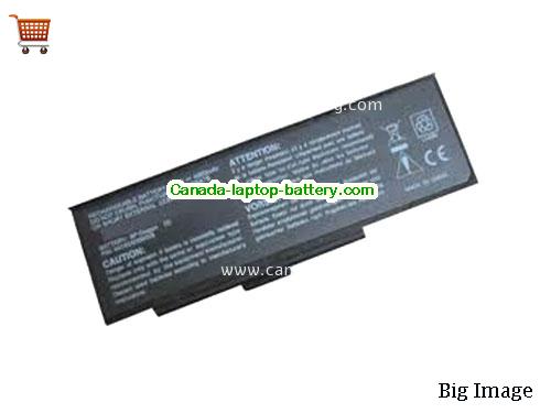 MITAC BP-8X17 Replacement Laptop Battery 6000mAh 11.1V Black Li-ion