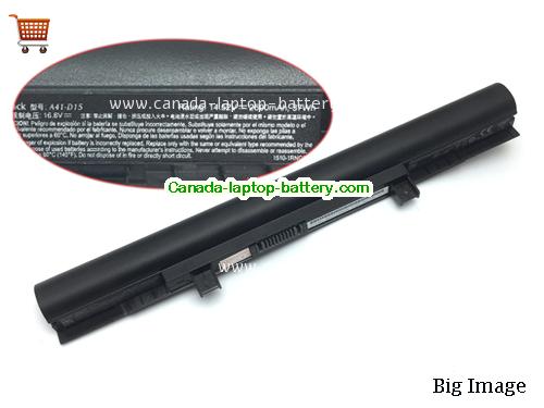 Genuine MEDION E6416 MEDIAN AKOYA 15.6 Battery 2600mAh, 37Wh , 14.52V, Black , Li-ion