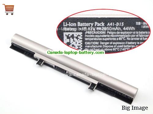 Genuine MEDION AKOYA 6424 Battery 2950mAh, 44Wh , 15.12V, Black , Li-ion