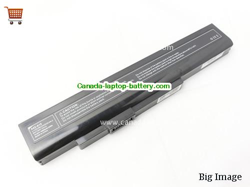 Canada Replacement Laptop Battery for  FUJITSU Lifebook N532-0M3501DE, FPCBP343AP, Lifebook N532/E, FMVNBP217,  Black, 4400mAh, 63Wh  14.4V