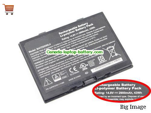 Canada 43Wh Genuine Motion BATZSX00L4 Battery Pack