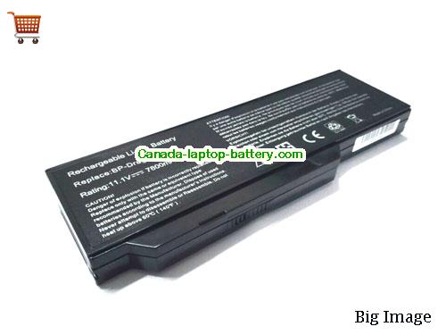 PACKARD BELL EasyNote W893 Replacement Laptop Battery 7800mAh 11.1V Black Li-ion