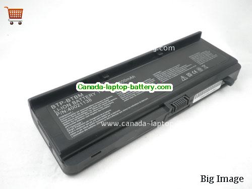 MEDION MD96340 Replacement Laptop Battery 6600mAh 11.1V Black Li-ion